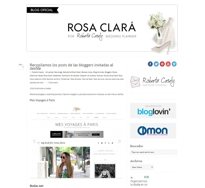 Rosa Clara desfile blogger Monica Sors - copia
